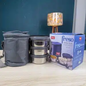 Freso 3 Bati Stainless Steel Tiffin Box