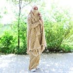 লিলিয়ান সুতি কাপড়ের প্লাজু ও লং খিমার সেট (KC-04)