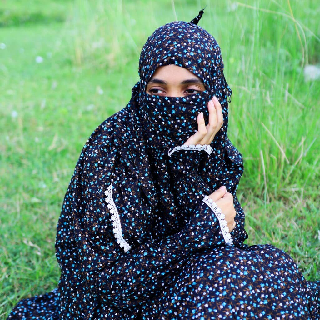লিলিয়ান সুতি কাপড়ের প্লাজু ও লং খিমার সেট (KC-08)