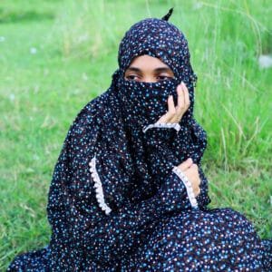 লিলিয়ান সুতি কাপড়ের প্লাজু ও লং খিমার সেট (KC-08)