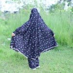 লিলিয়ান সুতি কাপড়ের প্লাজু ও লং খিমার সেট (KC-11)