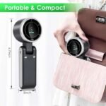 Portable Turbo Mini Fan 5 High Speed Digital Displa