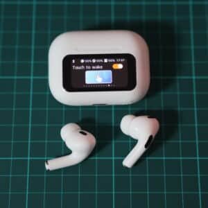 Airpod Pro 2 Generation with Touch Screen Display (White)