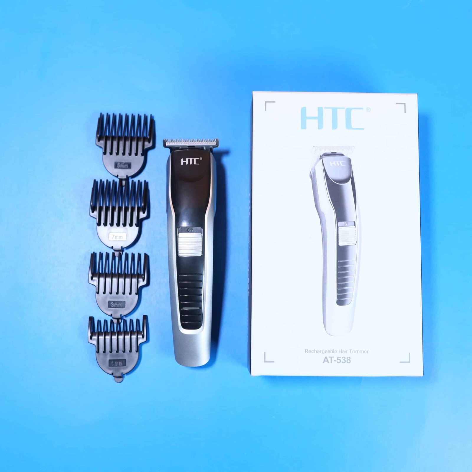 HTC AT 538 Rechargeable Hair and Beard Trimmer for Men HTC AT 538 Rechargeable Hair and Beard Trimmer for Men