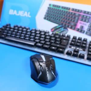 BAJEAL T350 Wired USB Gaming Keyboard & Mouse Combo For PC Desktop