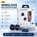 SX21 Wireless Magnetic Microphone With ANC Regular and Echo Mode