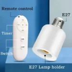 E27 Wireless Lamp Holder with Remote Control 428A Smart Wireless Timer Switch for Bulb - Image 3