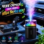 Mini Humidifier Volcano Color Light Mist Spray 180ML
