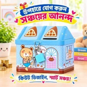 Metal Body money bank Cute Colorful Coin Bank for kids