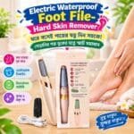 Electric Waterproof Foot File- Hard Skin Remover hook daw