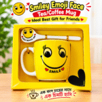 😊 Smiley Emoji Face Tea/Coffee Mug – প্রতিটি চুমুকে থাকুক হাসির ছোঁয়া! চা বা কফি শুধু পানীয় নয়, অনেকের কাছেই এটি দিনের ছোট্ট একটি আনন্দের মুহূর্ত। সেই আনন্দকে আরও সুন্দর করে তুলতে নিয়ে আসুন Smiley Emoji Face Tea/Coffee Mug। ☕😊 কিউট Smiley Emoji Face Design-এর এই মগটি দেখতে যেমন আকর্ষণীয়, তেমনি দৈনন্দিন ব্যবহারের জন্যও দারুণ। মগটির হাসিমুখের ডিজাইন আপনার চা-কফির সময়কে আরও প্রাণবন্ত করে তুলবে এবং টেবিলে রাখলেও সহজেই নজর কাড়বে। নিজের জন্য একটি মজার মগ হিসেবে ব্যবহার করতে পারেন, আবার বন্ধু, ভাই-বোন, সহকর্মী বা প্রিয় মানুষের জন্যও দিতে পারেন সুন্দর একটি উপহার হিসেবে। 🎁 🌟 কেন পছন্দ করবেন? 😊 সুন্দর ও আকর্ষণীয় Smiley Emoji Face ডিজাইন ☕ চা, কফি ও বিভিন্ন পানীয় পান করার জন্য উপযোগী 🏠 বাসা, অফিস, পড়ার টেবিল বা ডেস্কে ব্যবহার করা যায় 🎁 বন্ধু ও প্রিয়জনের জন্য চমৎকার গিফট আইডিয়া ✨ কিউট ও ফান লুক, যা সহজেই মন ভালো করে দেয় 💝 দৈনন্দিন ব্যবহারের পাশাপাশি বিশেষ দিনেও উপহার দেওয়া যায় 🎁 উপহারের জন্য দারুণ একটি পছন্দ বন্ধুর জন্মদিন, বন্ধুত্ব দিবস, বিশেষ কোনো উপলক্ষ অথবা কোনো কারণ ছাড়াই প্রিয় বন্ধুকে ছোট্ট একটি আনন্দ দিতে চাইলে এই Smiley Emoji Mug হতে পারে সুন্দর একটি উপহার। একটি মগ, একটি হাসিমুখ আর এক কাপ প্রিয় পানীয়—ছোট্ট এই কম্বিনেশনটিই তৈরি করতে পারে সুন্দর একটি মুহূর্ত। 😊☕ 🏡 কোথায় ব্যবহার করতে পারেন? ✔ বাসায় ✔ অফিস ডেস্কে ✔ পড়ার টেবিলে ✔ চা-কফির সময় ✔ অতিথি আপ্যায়নে ✔ বন্ধু বা প্রিয়জনকে গিফট হিসেবে Cute Design + Fun Look + Everyday Use—সব মিলিয়ে Smiley Emoji Face Tea/Coffee Mug হতে পারে আপনার দৈনন্দিন ব্যবহারের একটি আনন্দদায়ক সঙ্গী। 💛