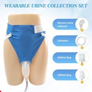 Silicone Urine Collector Bag For Male and Female Bed Elderly Patient
