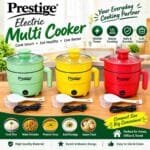 Prestige Mini Multifunctional Electric Cooker with Steamer-1500W