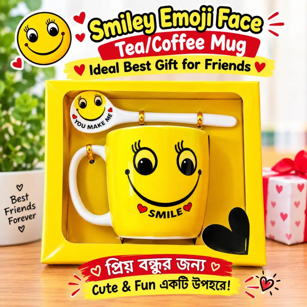 Smiley Emoji Face Tea-Coffee Mug