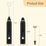 Rechargeable 2-in-1 Coffee Mixer And Milk Frother