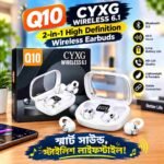 Q10 CYXG Wireless 6.1 2-in-1 High Definition Wireless Earbuds