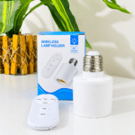 E27 Wireless Lamp Holder with Remote Control 428A Smart Wireless Timer Switch for Bulb - Image 2